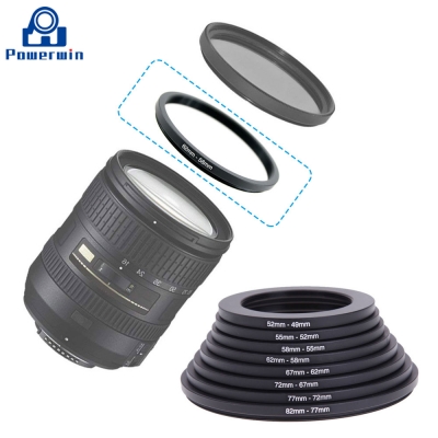 18pcs set 37-49 77-82mm Lens Filter Ring adapter