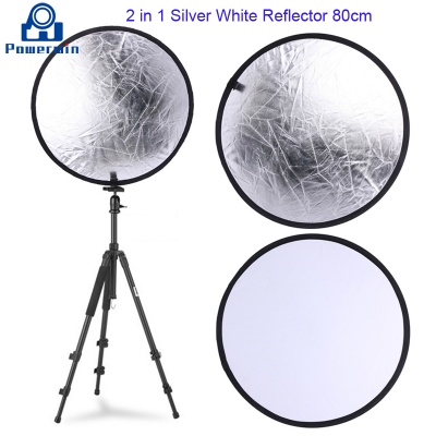 2 in 1 Silver White Reflector 80cm