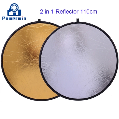 2 in 1 Gold Silver Reflector 110cm 